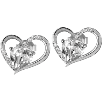 Jacques Lemans - Ohrstecker Sterlingsilber mit White Topaz - SE-O118A